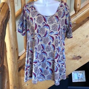 Lularoe Floral Print Women's Top